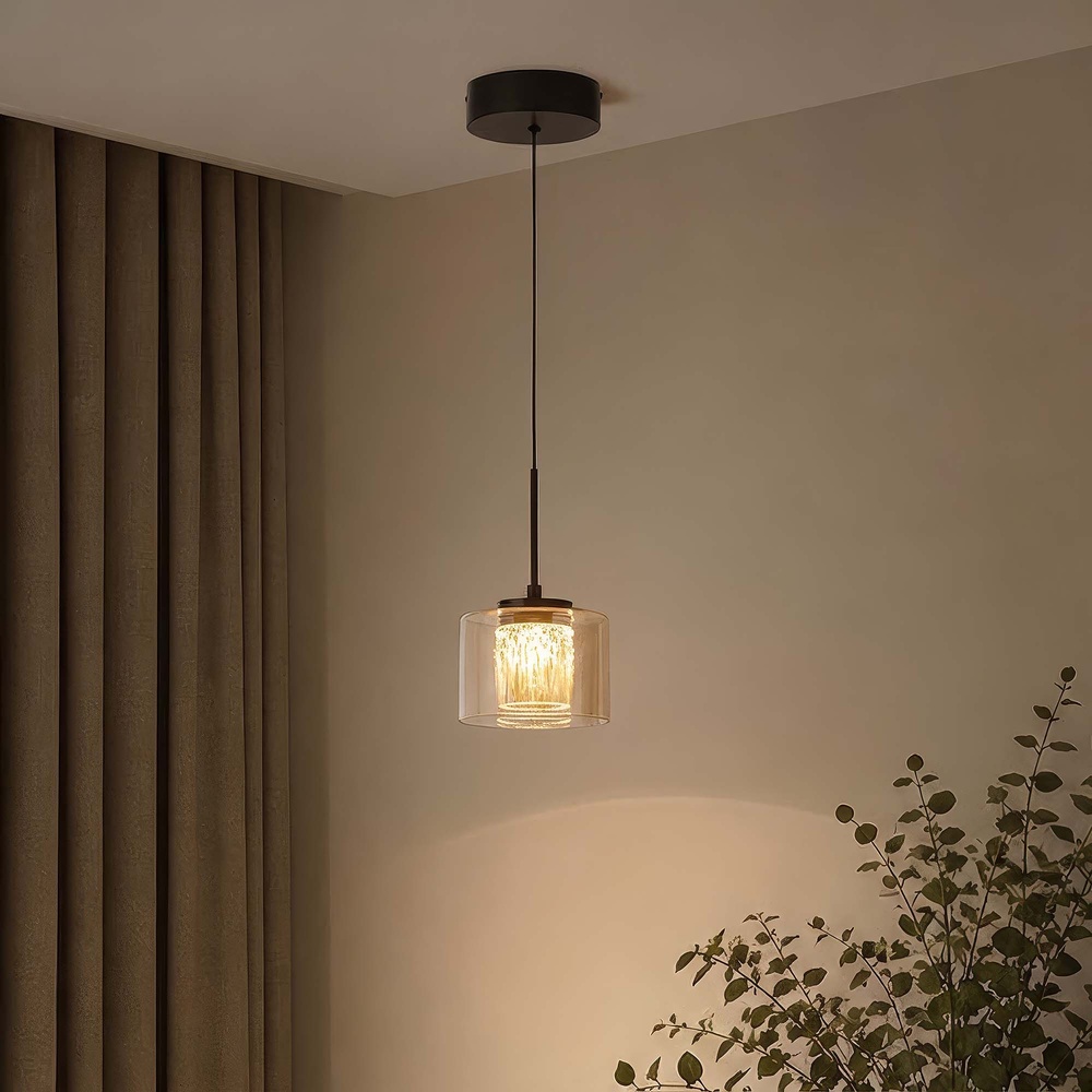 Design-Pendellampe Tumblers Nur Bronze Searchlight 5,05342E+12
