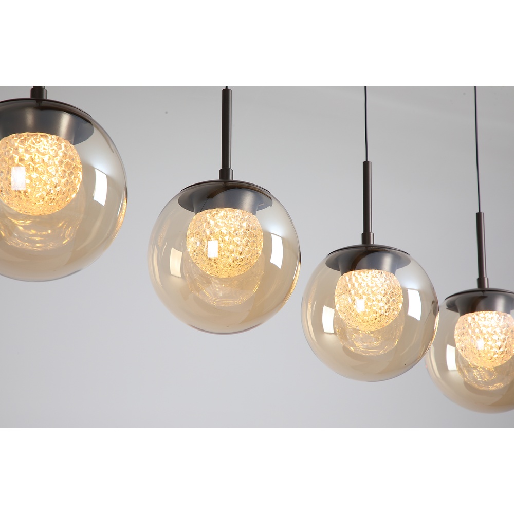 Design-Pendellampe Solis Bronze 4-Licht Searchlight 5,05342E+12
