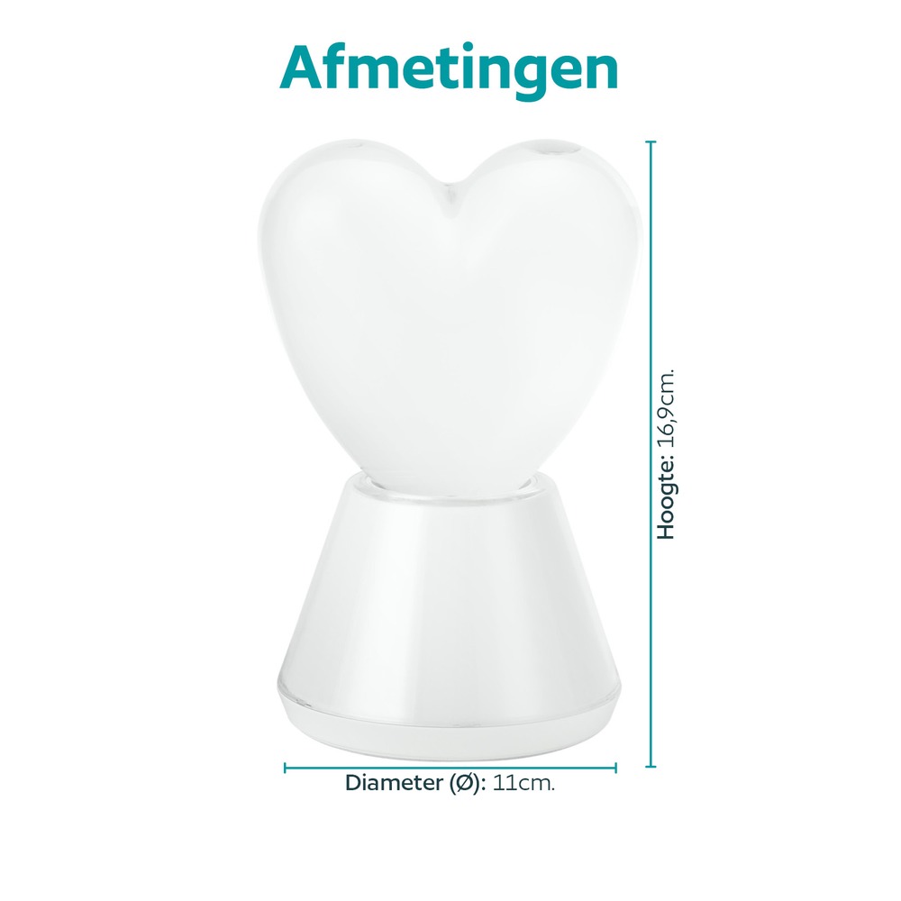 Tischlampe Glitter Herz Eglo 9002759743017
