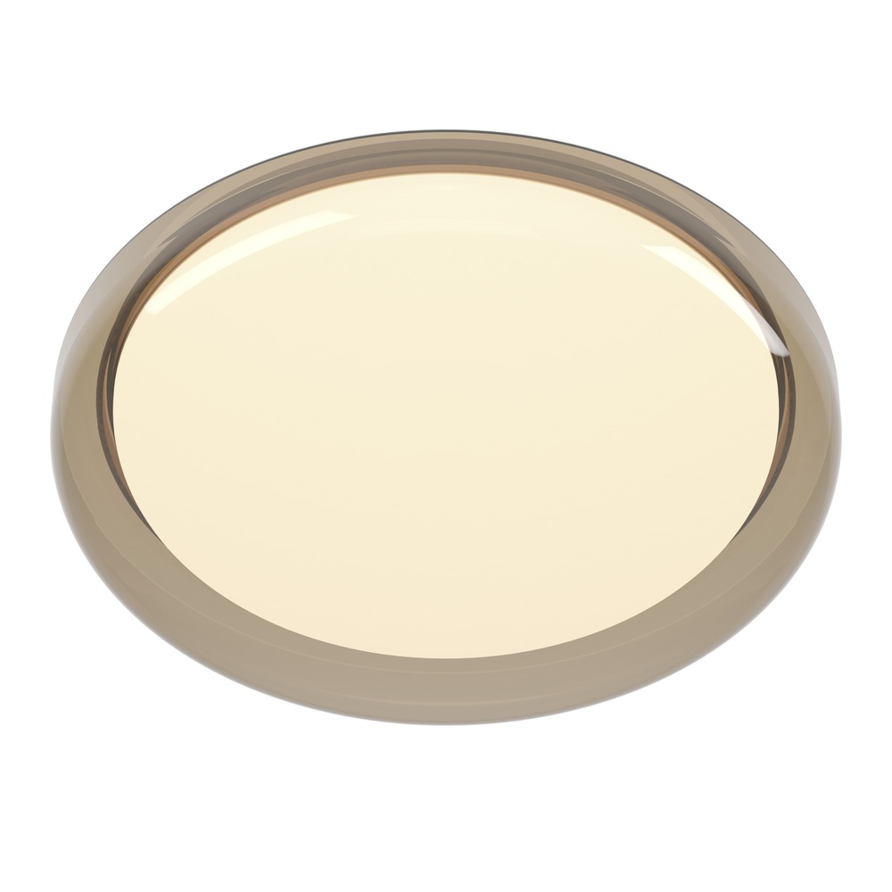 Design-Deckenlampe Conistarino weiß mit braunem Ø 40 cm