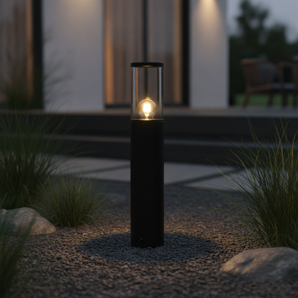 Design-Gartenleuchte Zosia grau 50cm
