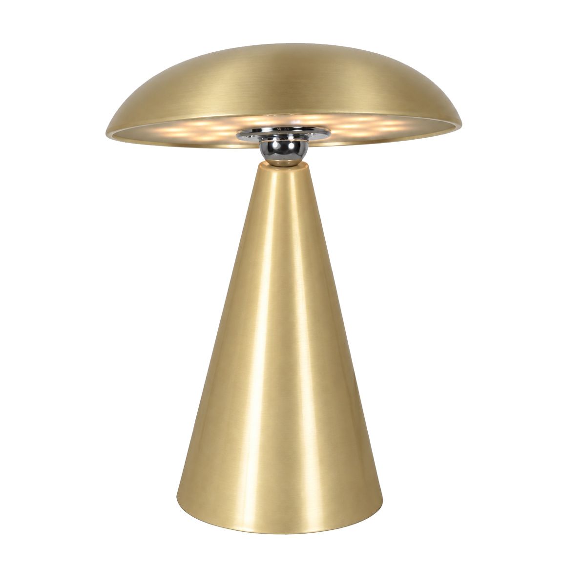 Tischlampe Mush Wiederaufladbare Messing
