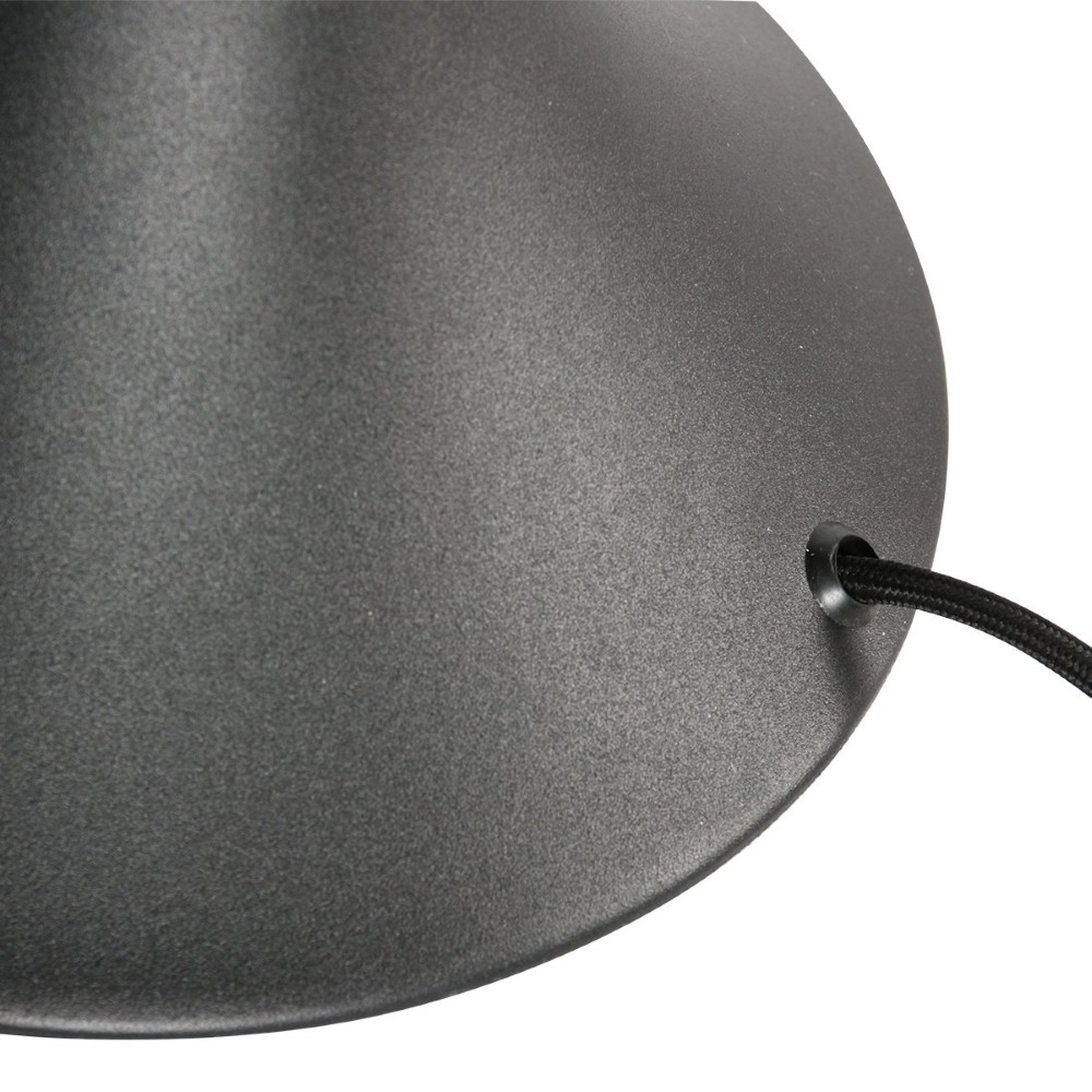 Tischlampe Ancilla Schwarz mit Rauchglas Steinhauer 8712746191943