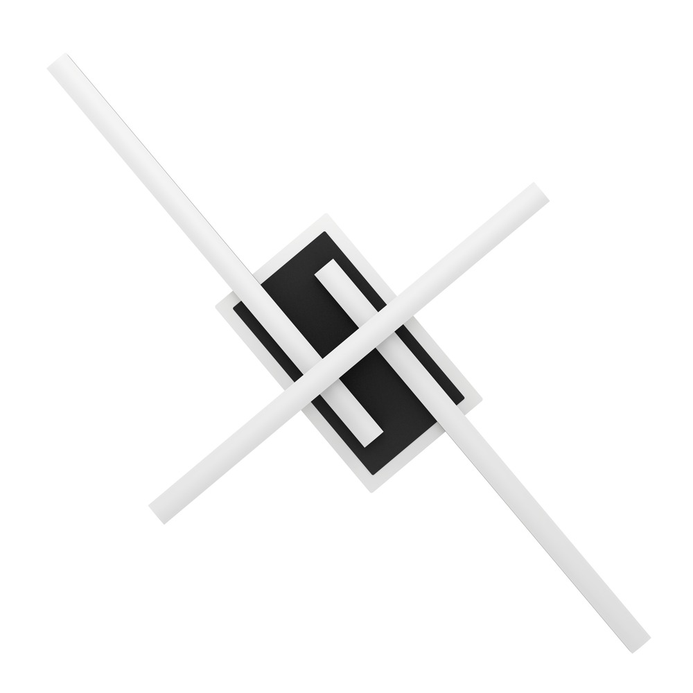 Moderne Deckenlampe Nogaredo Schwarz 50 x 30 cm Eglo 9008606391561