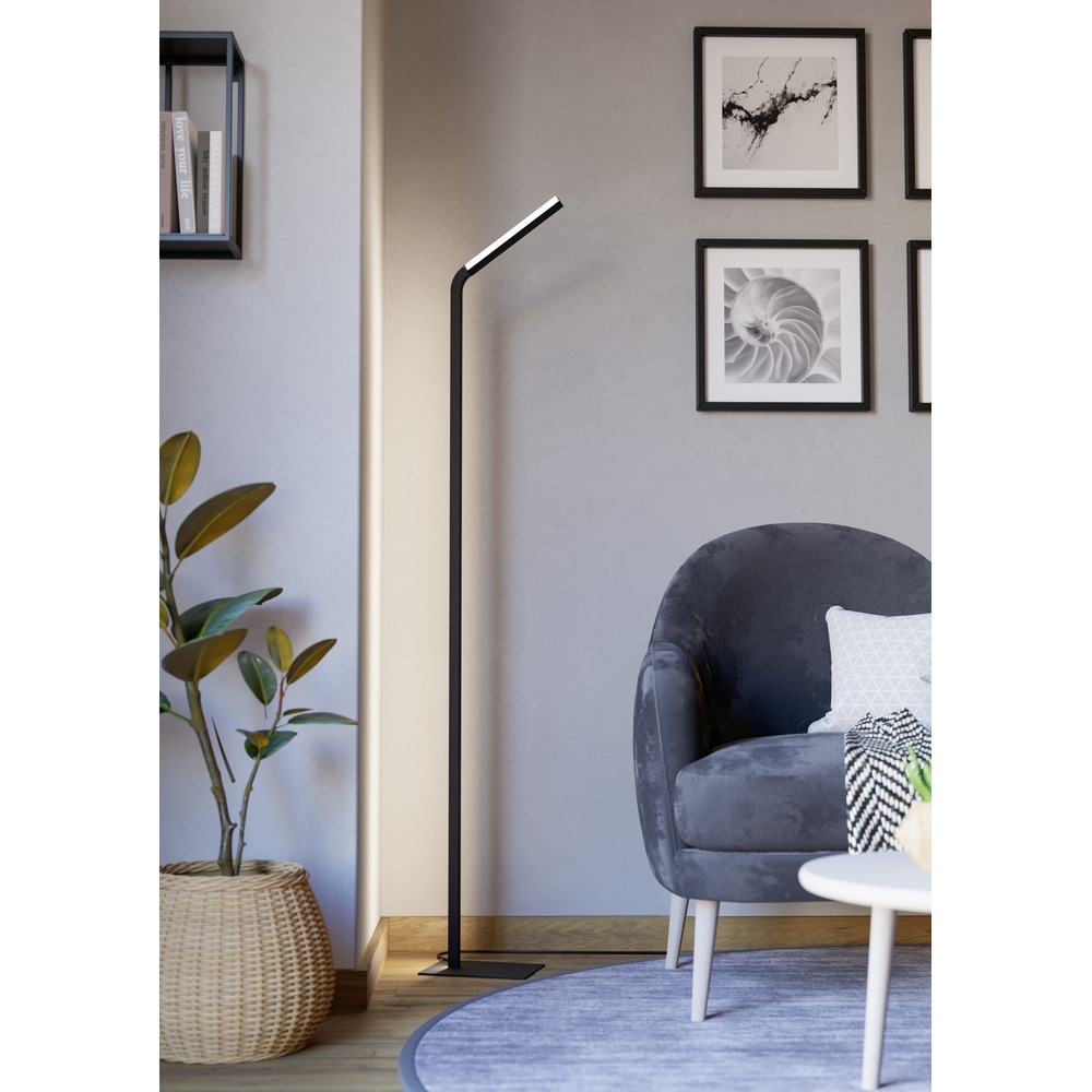 Design-Stehlampe Mirante Schwarz Eglo 9008606392407