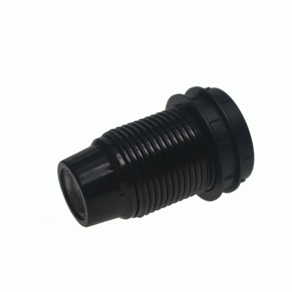 Lampenhalter E14 - Base schwarz mit 2 Ringen Vtac 8717692021641
