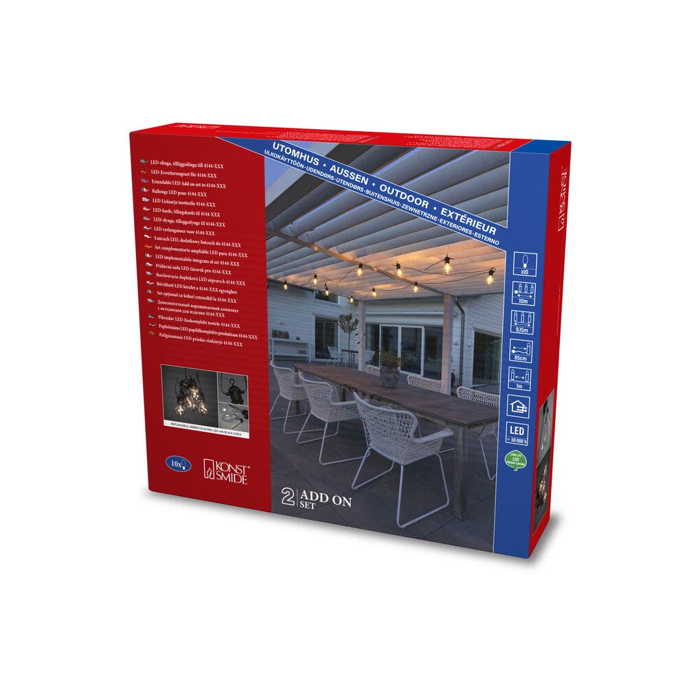 Lichterkette Partylight Erweiterungsset für 4144-800 KonstSmide 7318304145802