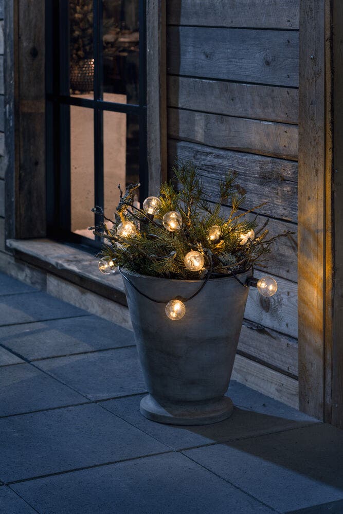 Lichterkette Partylight 20 Glühbirnen leuchten KonstSmide 7318302374808