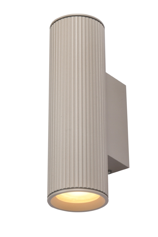 Wand-Spot-Rippen Ribella Sand mit Schwarz