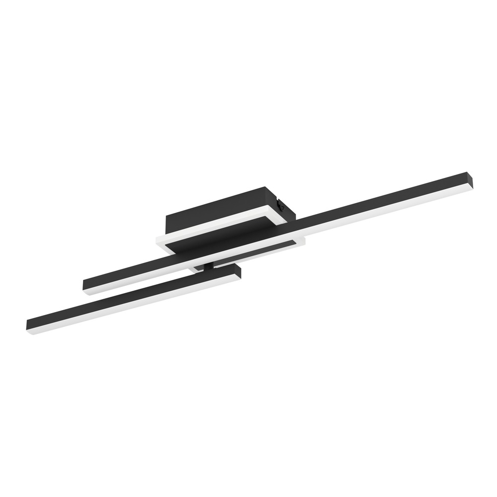 Moderne Deckenlampe Nogaredo Schwarz 60cm