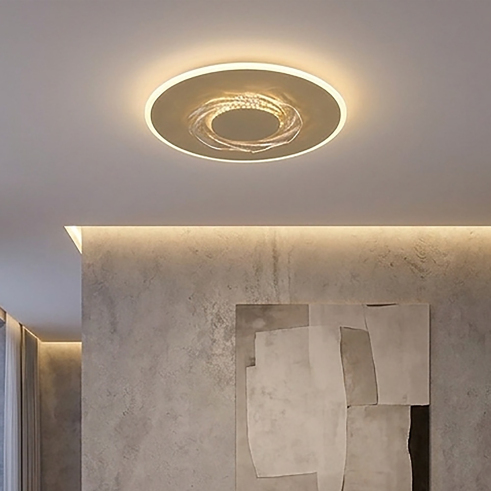 Moderne Deckenbeleuchtung Wreath Sandbraun Searchlight 5,05342E+12