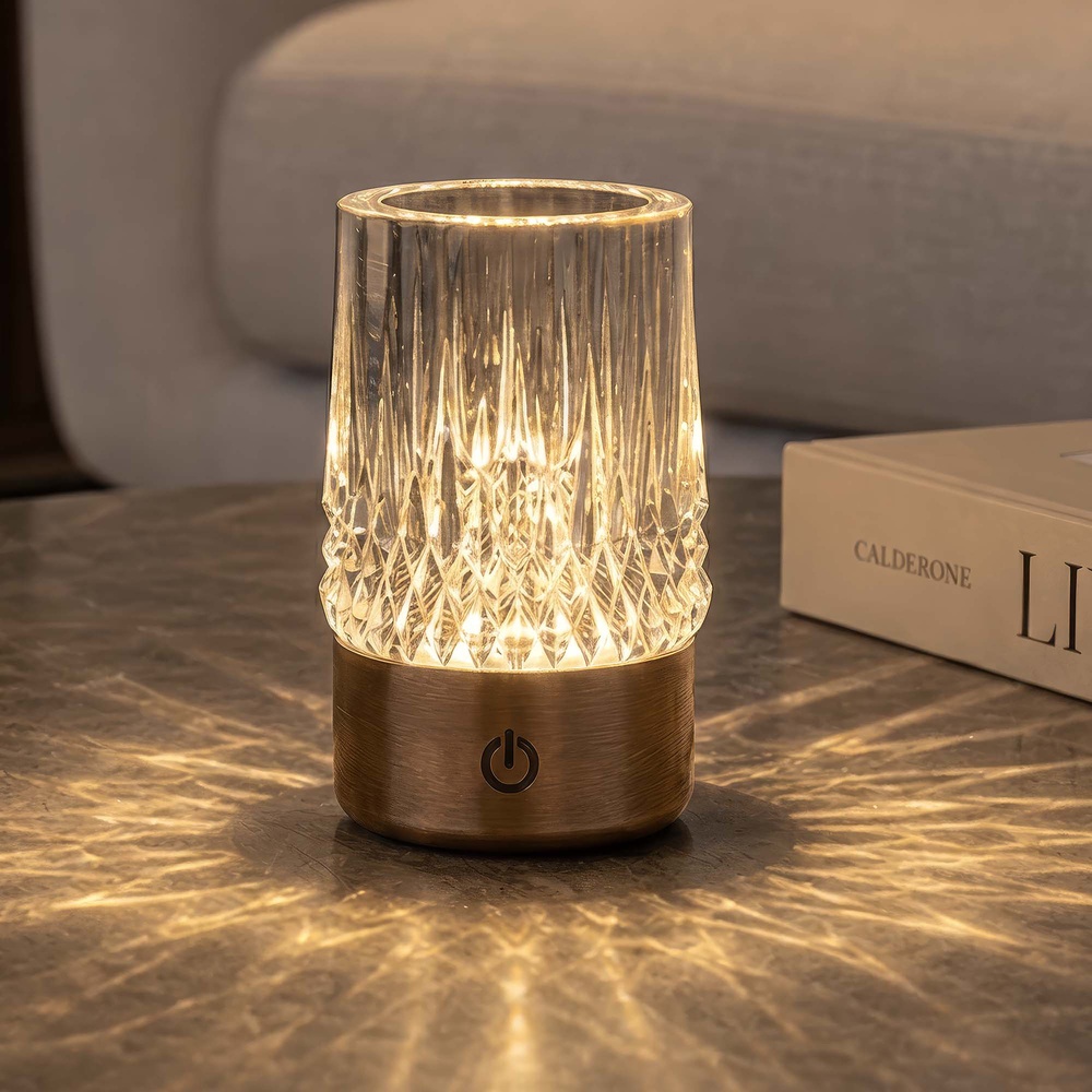 Design-Tischlampe Tumblers Bronze Searchlight 5,05342E+12
