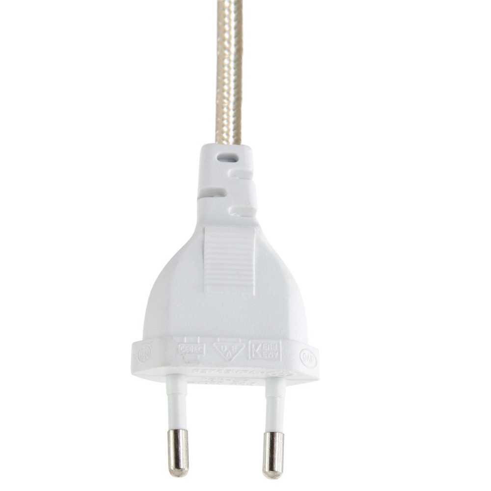 Tischlampe Ancilla Sandbraun mit weißem Glas Steinhauer 8712746191882