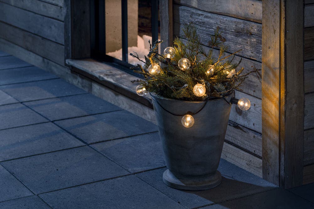 Lichterkette Partylight 20 Glühbirnen leuchten KonstSmide 7318302374808