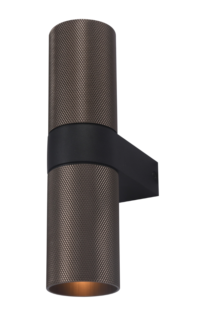 Wandfleckstruktur Grana Braun mit Schwarz