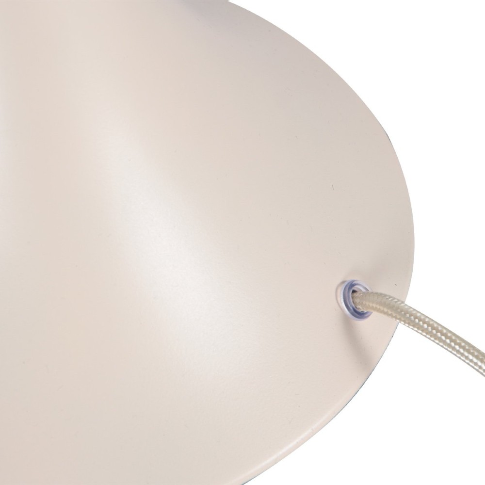 Tischlampe Ancilla Sandbraun mit weißem Glas Steinhauer 8712746191882
