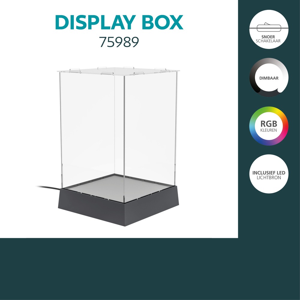 Tischlampe Display Box Vitrine Eglo 9008606392476