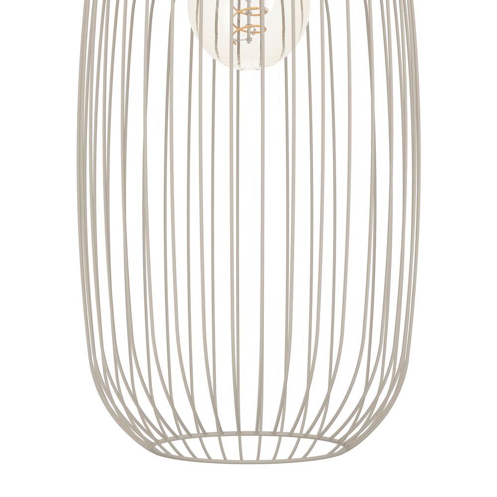 Draht-Pendellampe Lodods sandbraun Ø 22 cm Eglo 9008606390298