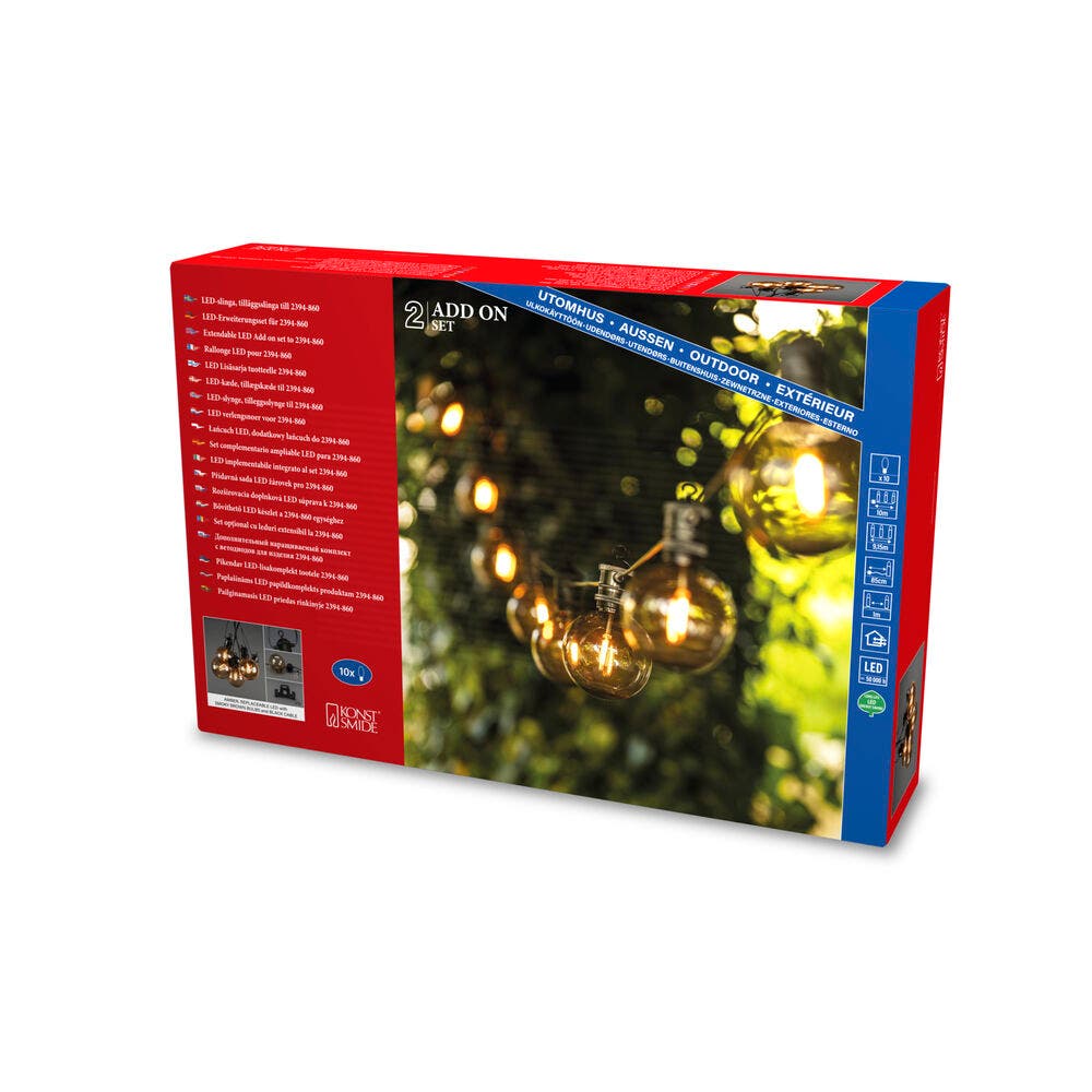 Lichterkette Partylight Erweiterungsset für 2394-860 KonstSmide 7318300026761