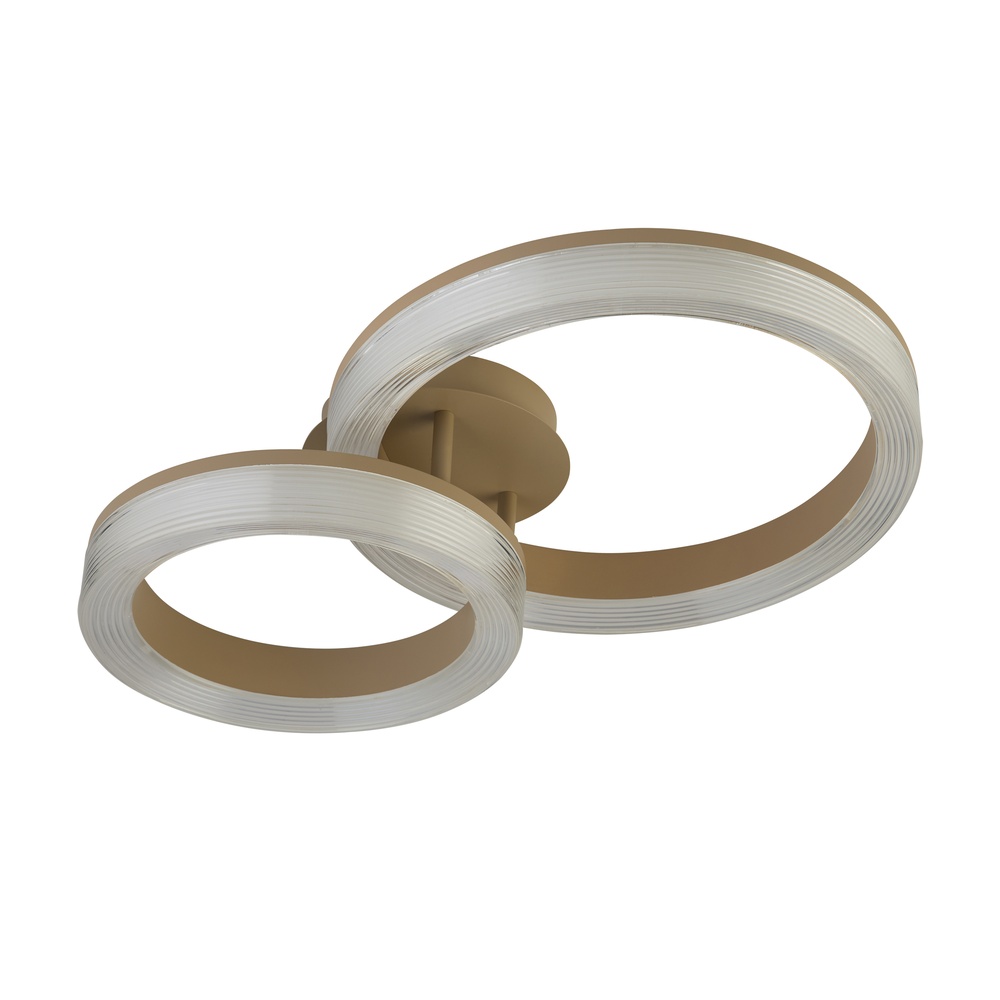 Design-Deckenlampe Lumen Rings Sandbraun Searchlight 5,05342E+12