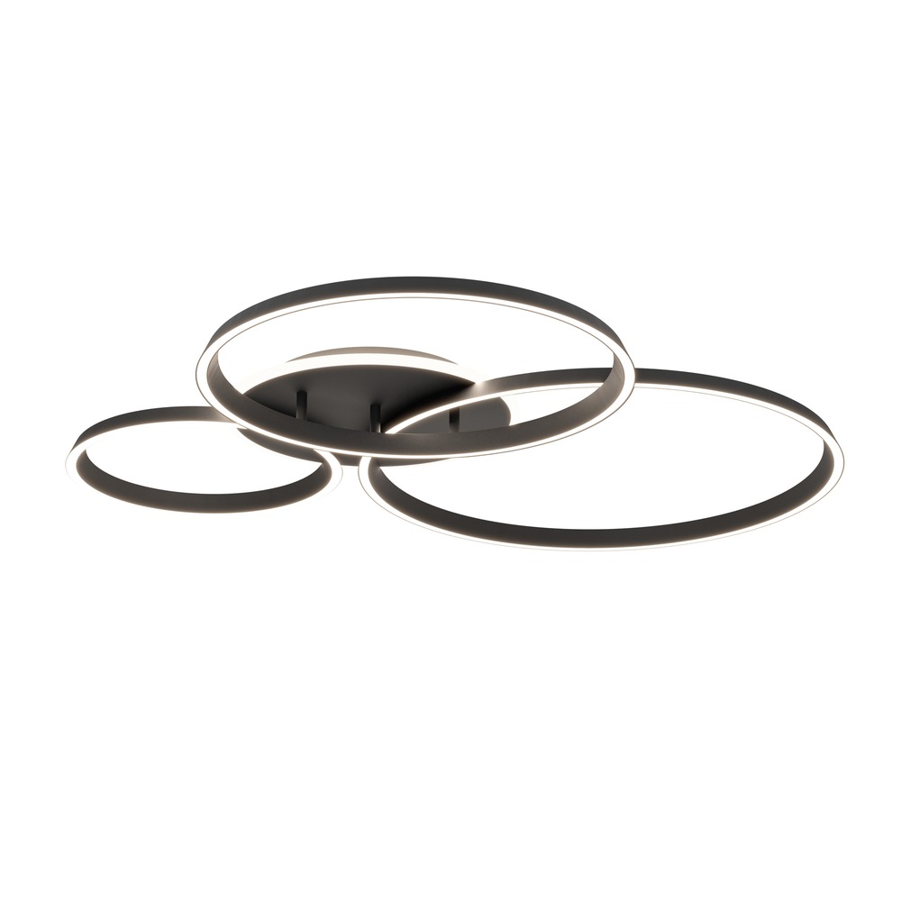 Moderne Deckenlampe Girifalco Schwarz 96 x 84 cm Eglo 9008606408757