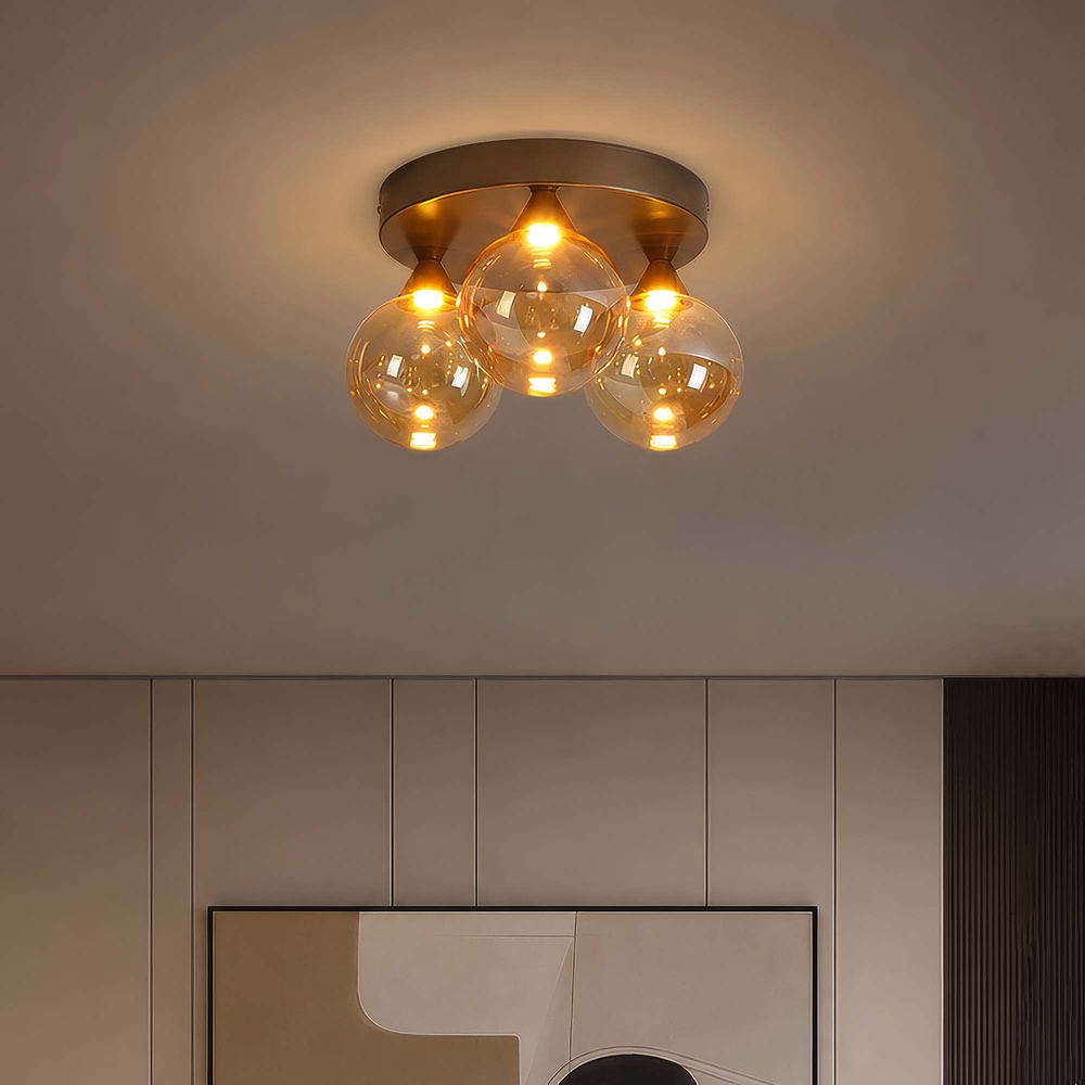 Design-Deckenlampe Opux Lux 3-Licht Bronze Searchlight 5,05342E+12