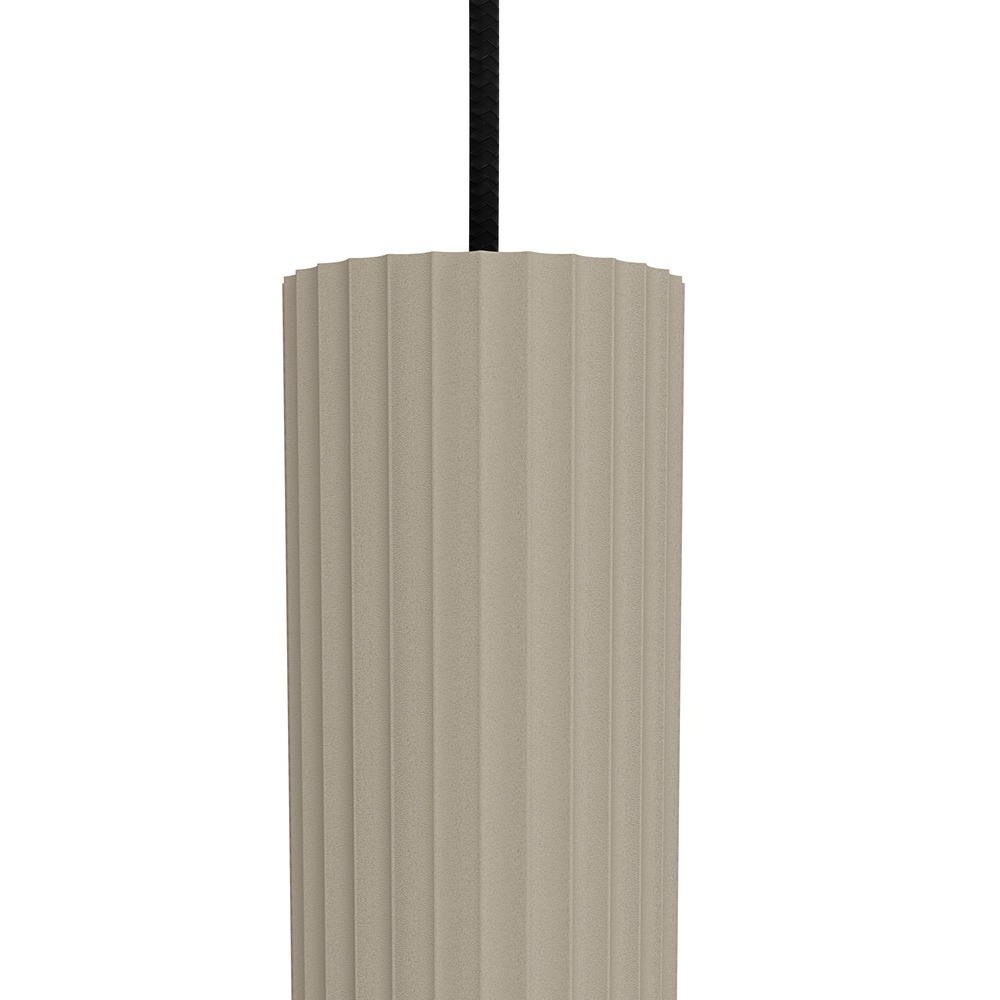 Design-Pendellampe Fariolo sandbraun 6-hell Ø 48 cm Eglo 9008606391653