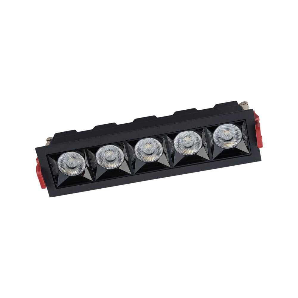 Schwarzer Einbaustrahler Midi Led 5x1 LEDs - 4000K von Lyora kaufen ...