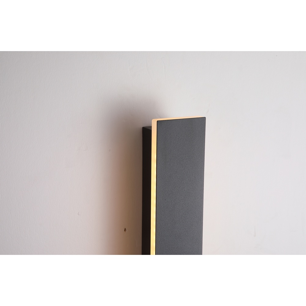 Design-Wandlampe Black Line Schwarz 90 cm Searchlight 5,05342E+12
