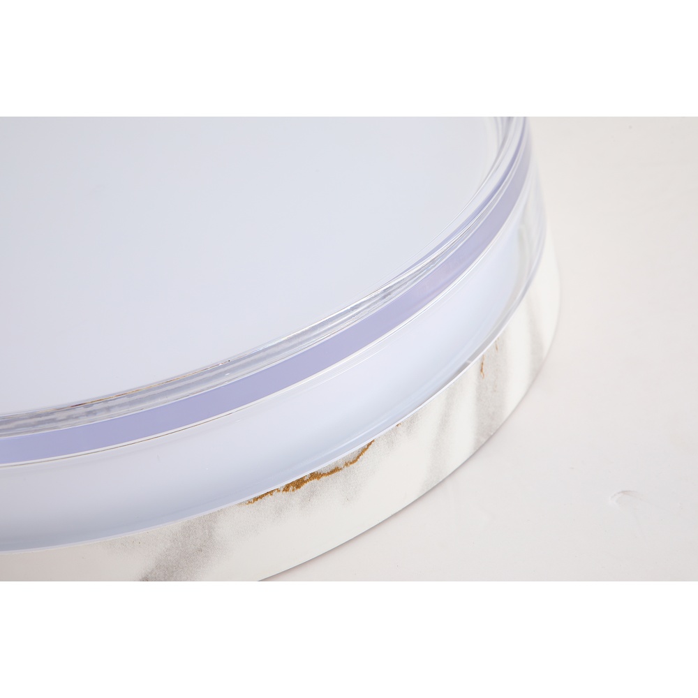 Deckenlampe Button Ø 30 cm weißer Marmor Searchlight 5,05342E+12