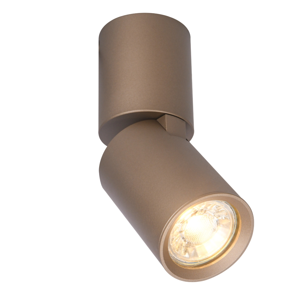 Champagner Aufbau-Spot Parma richtbar Aluminium Ø 5,6cm
