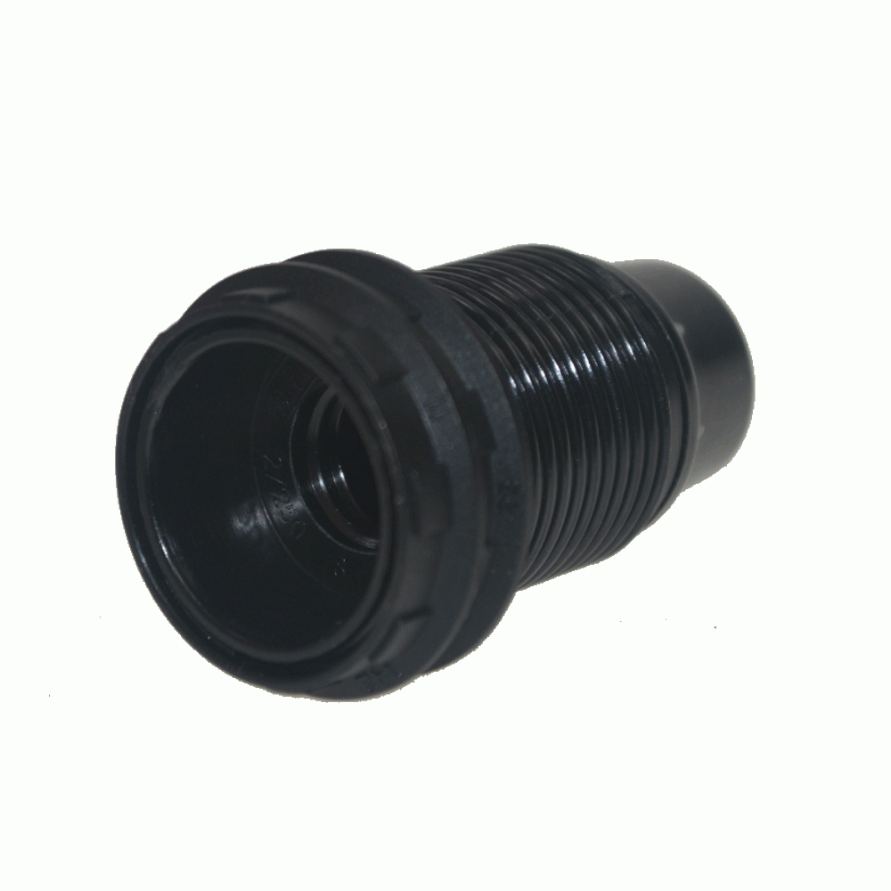 Lampenhalter E14 - Base schwarz mit 2 Ringen Vtac 8717692021641