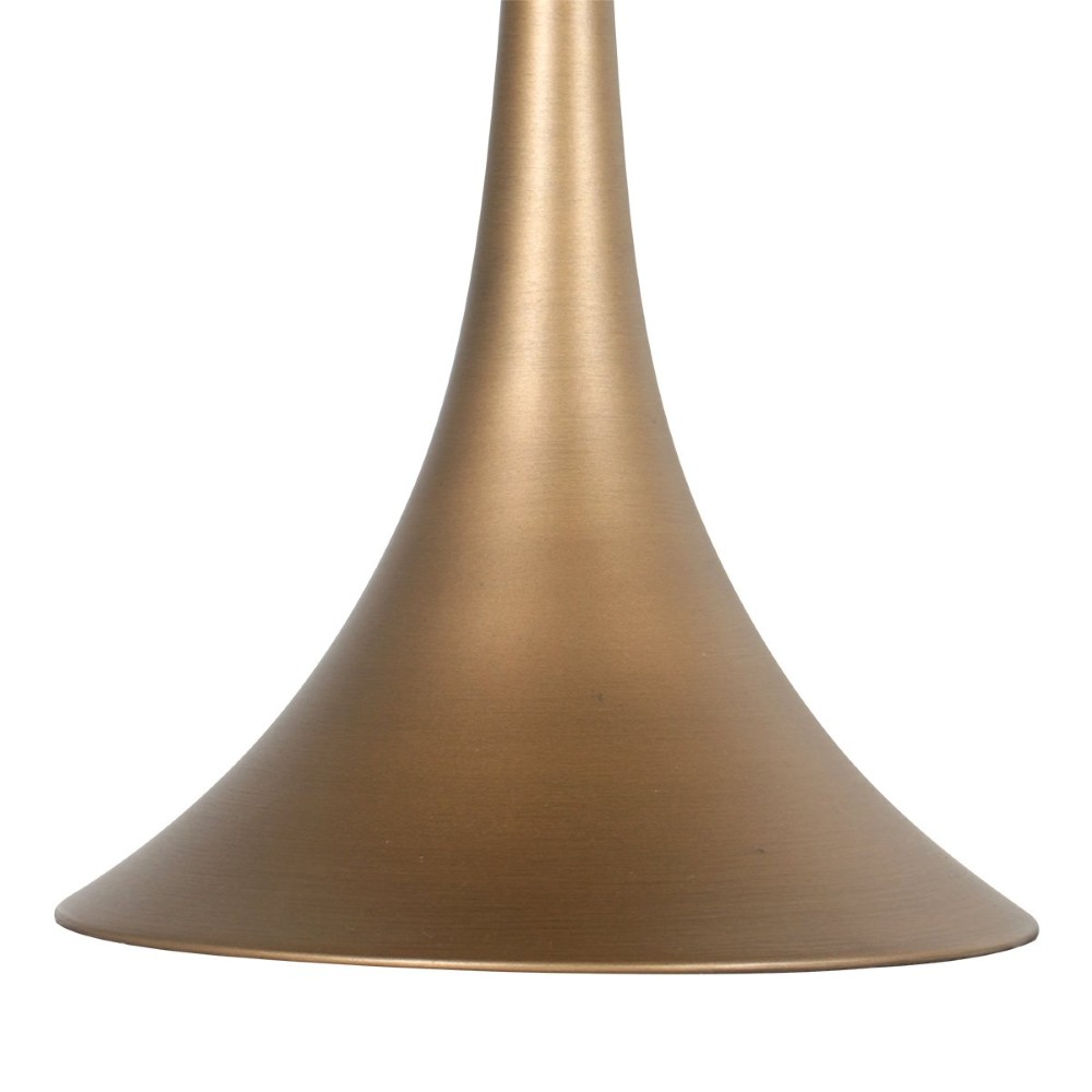 Tischlampe Ancilla Bronze mit Bernsteinglas Steinhauer 8712746191868