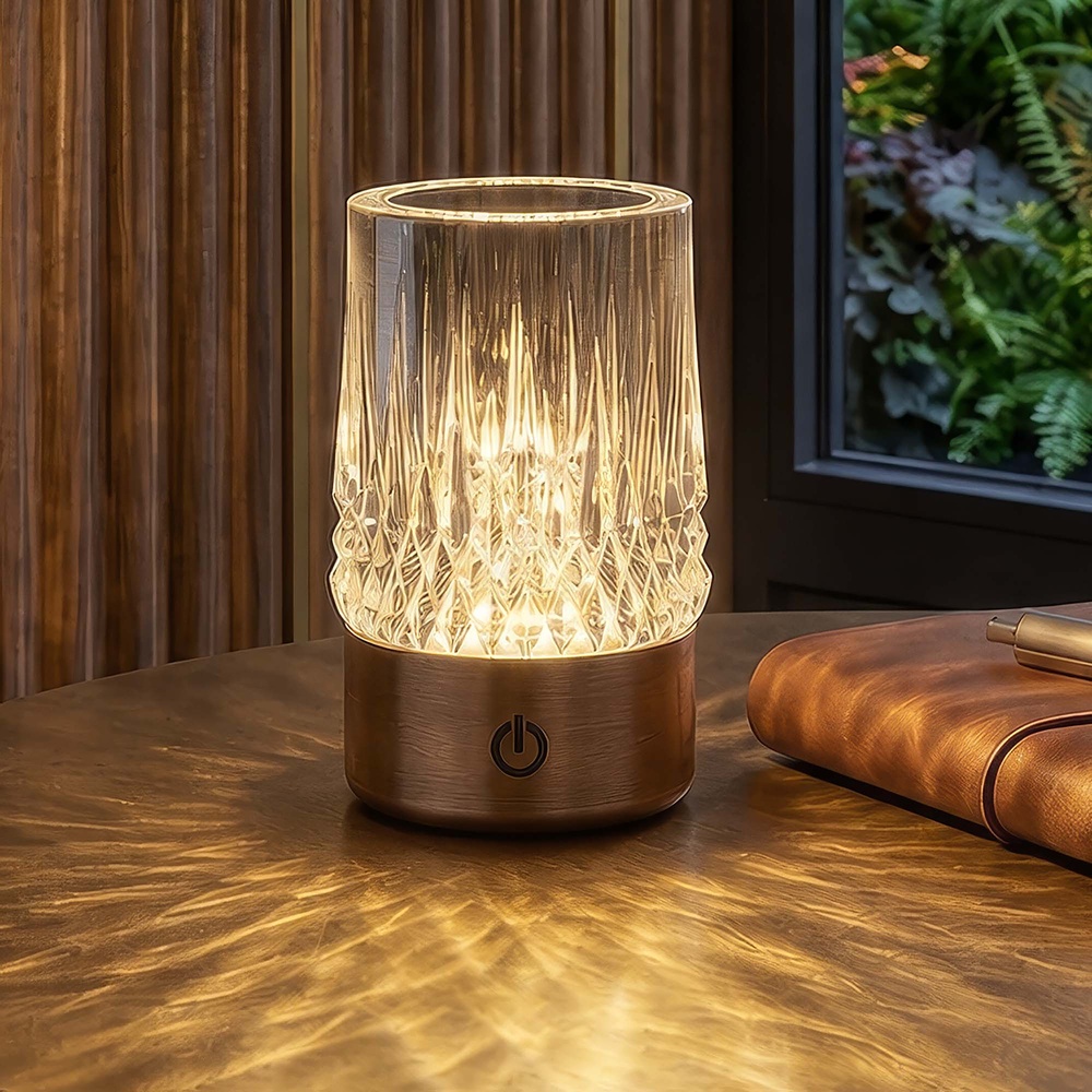 Design-Tischlampe Tumblers Bronze Searchlight 5,05342E+12