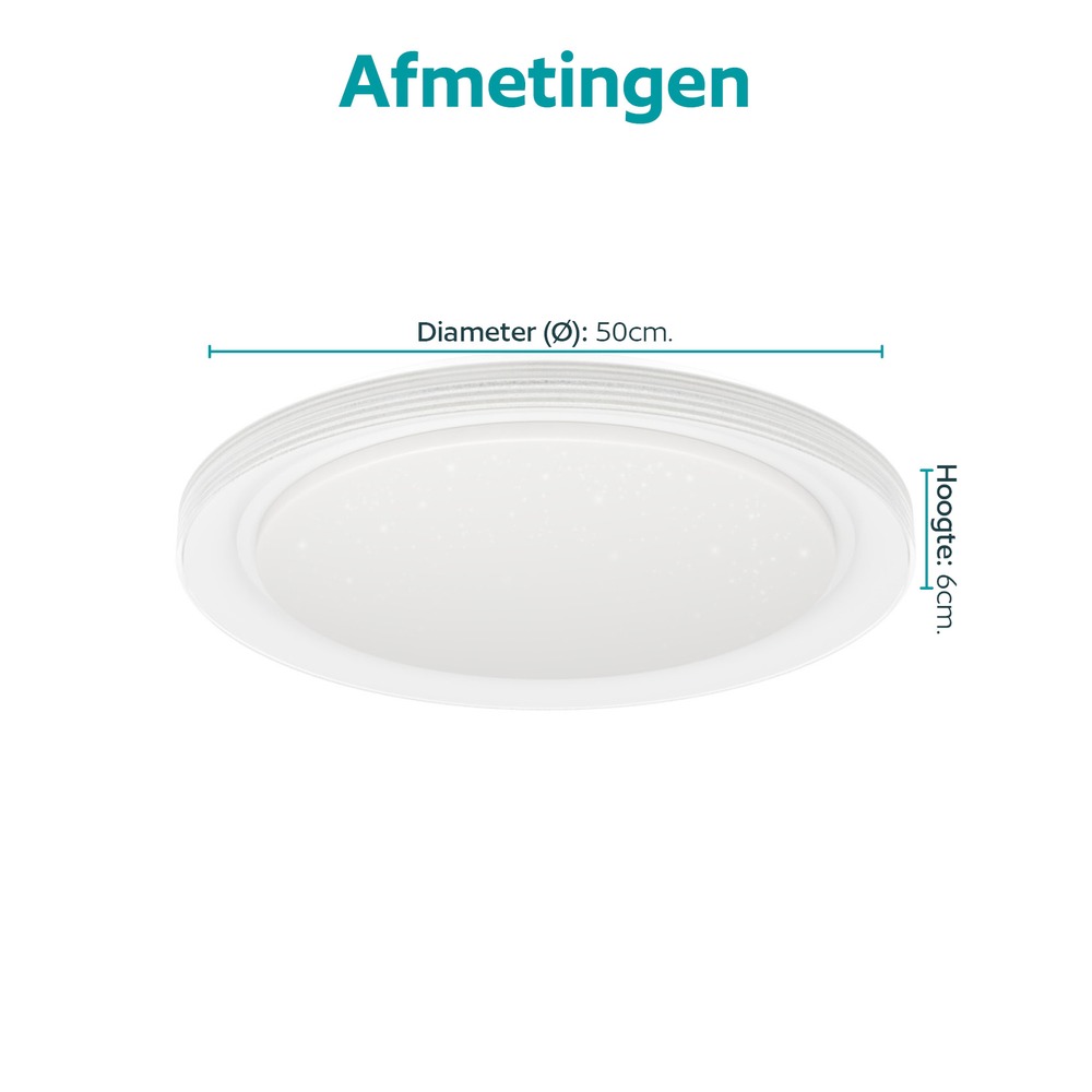 Deckenlicht Semovigo weißer Ø 50cm Eglo 9008606391820
