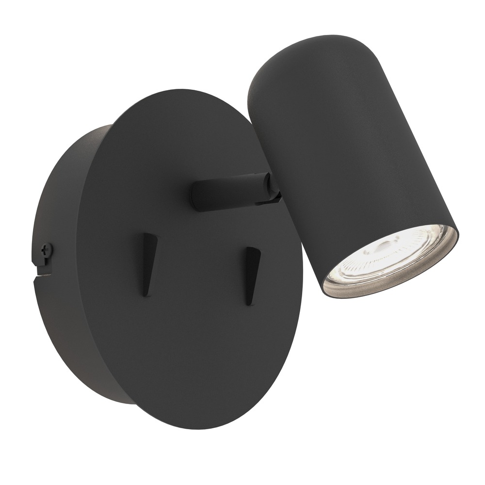 Oberflächenmontierter Spot Montemurro Single Black