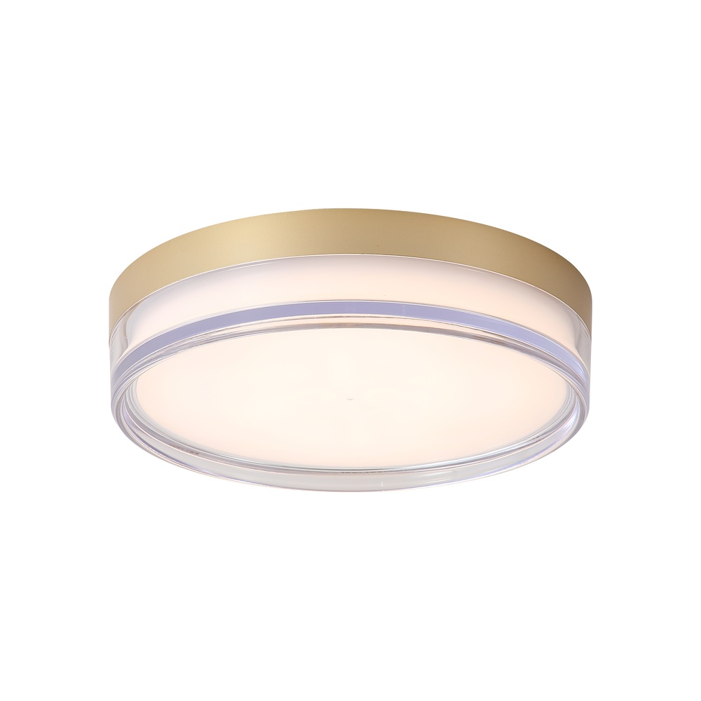 Deckenlampe Button Ø 30cm Gold