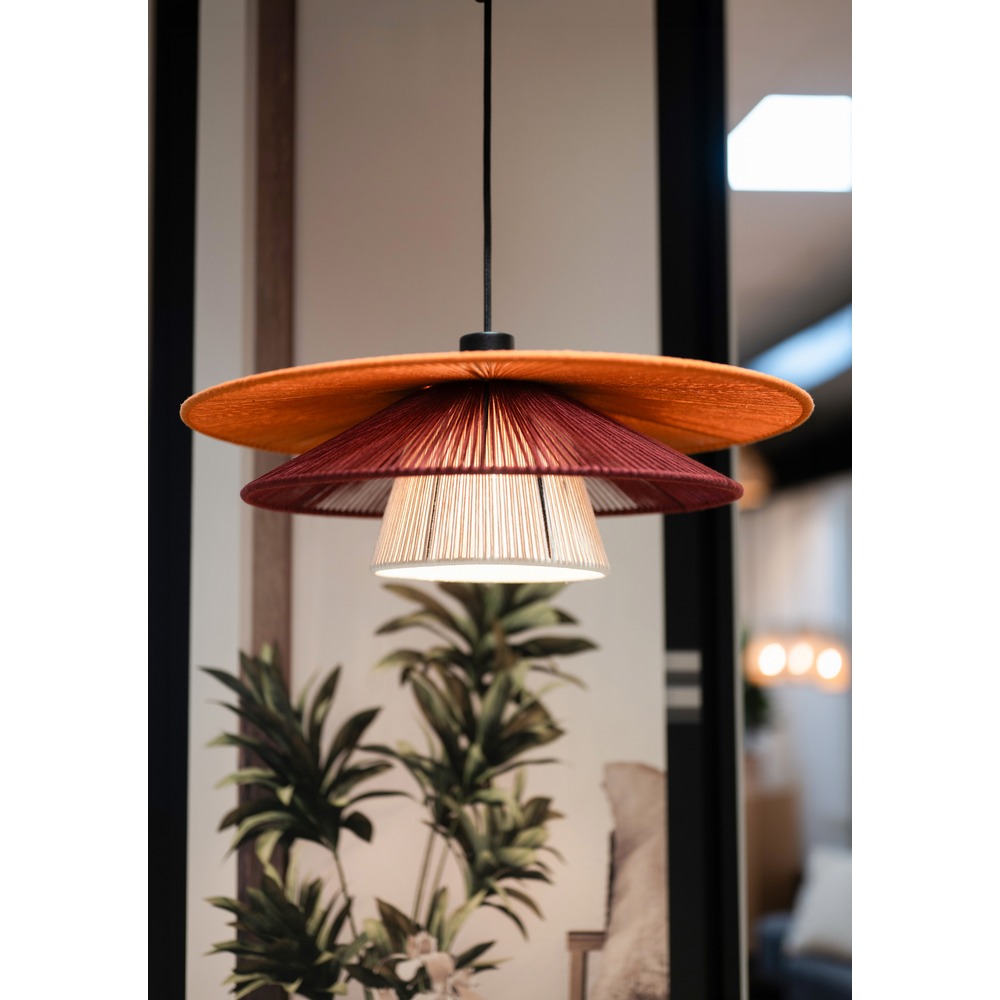 Draht-Pendellampe Pignona Ø 32 cm farbig Eglo 9008606391172