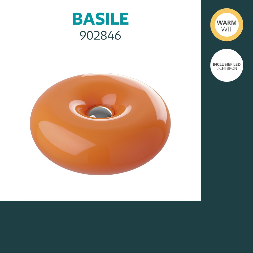 Design-Tischlampe Basile Orange Eglo 9008606404827