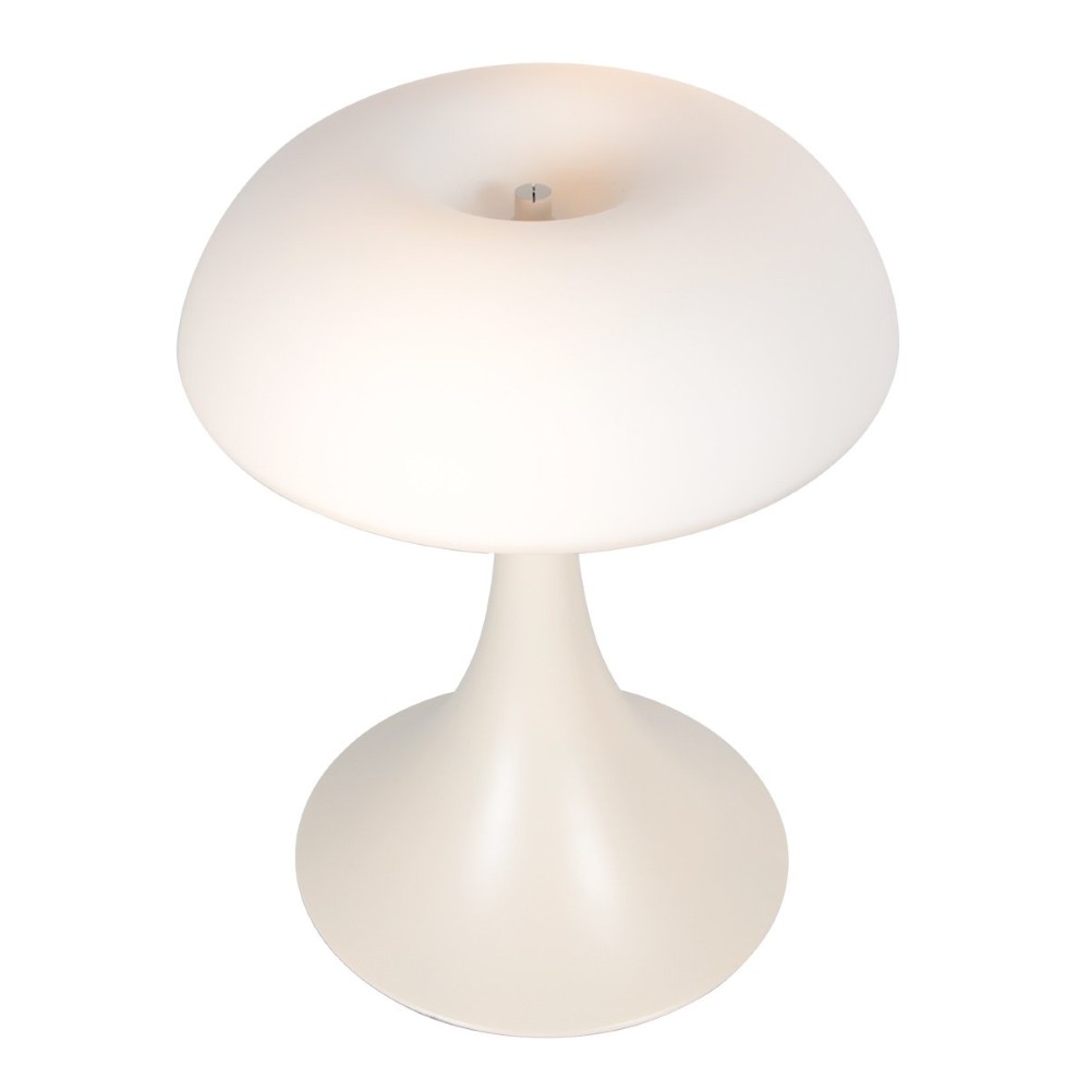 Tischlampe Ancilla Sandbraun mit weißem Glas Steinhauer 8712746191882