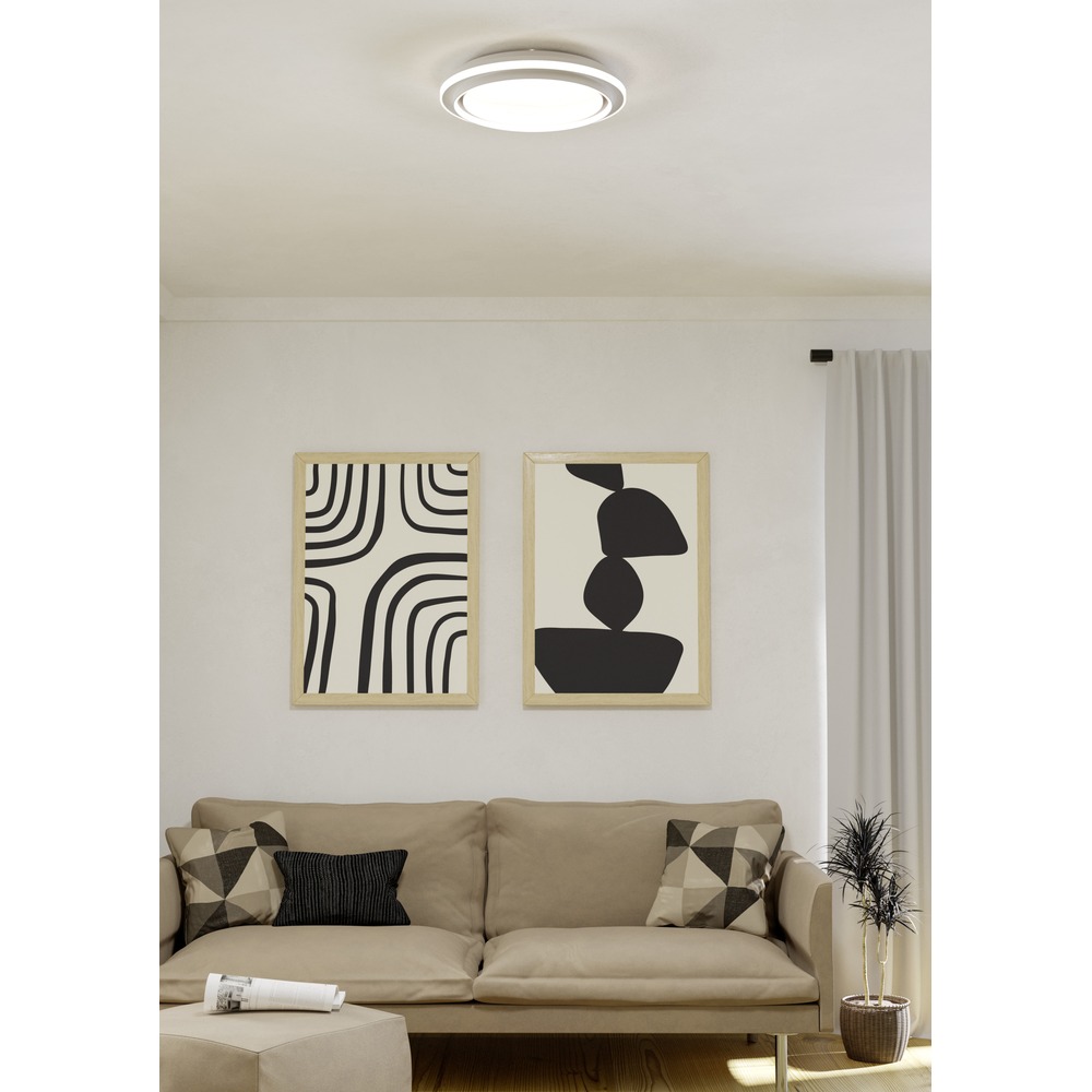 Weißes Deckenlicht Semovigo Ø 50cm Eglo 9008606391844