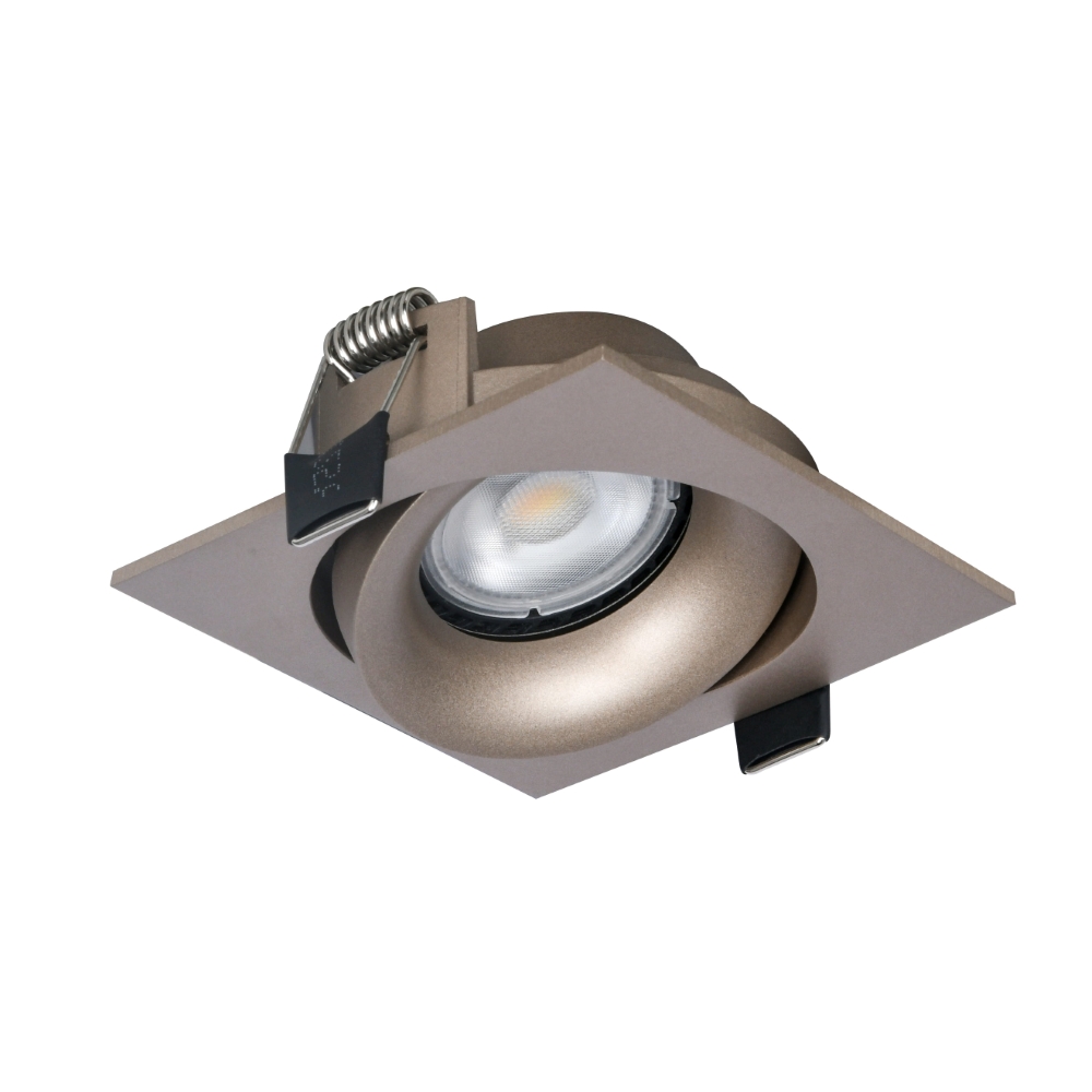 Quadratischer Einbaustrahler Alice Champagner Artdelight 8720701103337