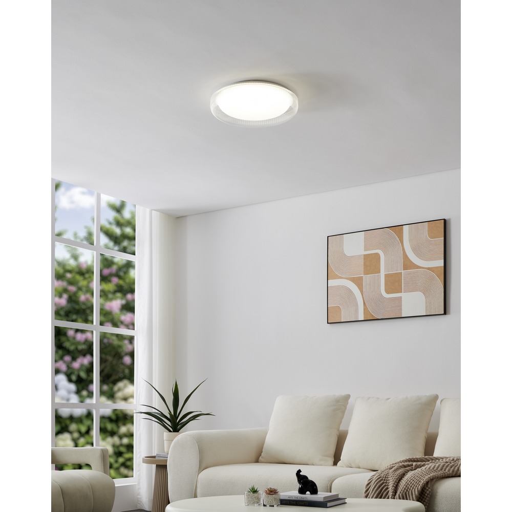 Weiße Deckenlampe Montedoro Ø 40cm Eglo 9008606399697