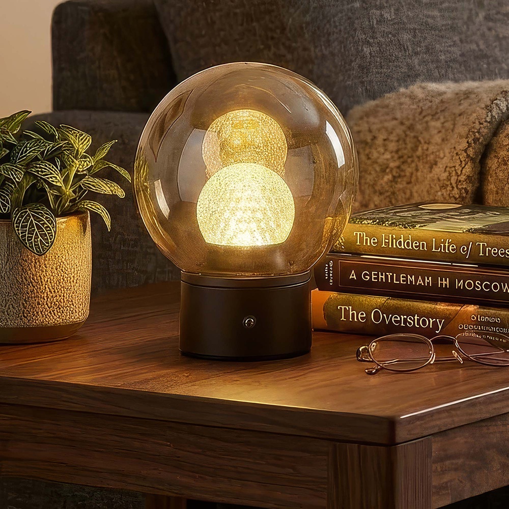 Design-Tischlampe Solis Bronze Searchlight 5,05342E+12