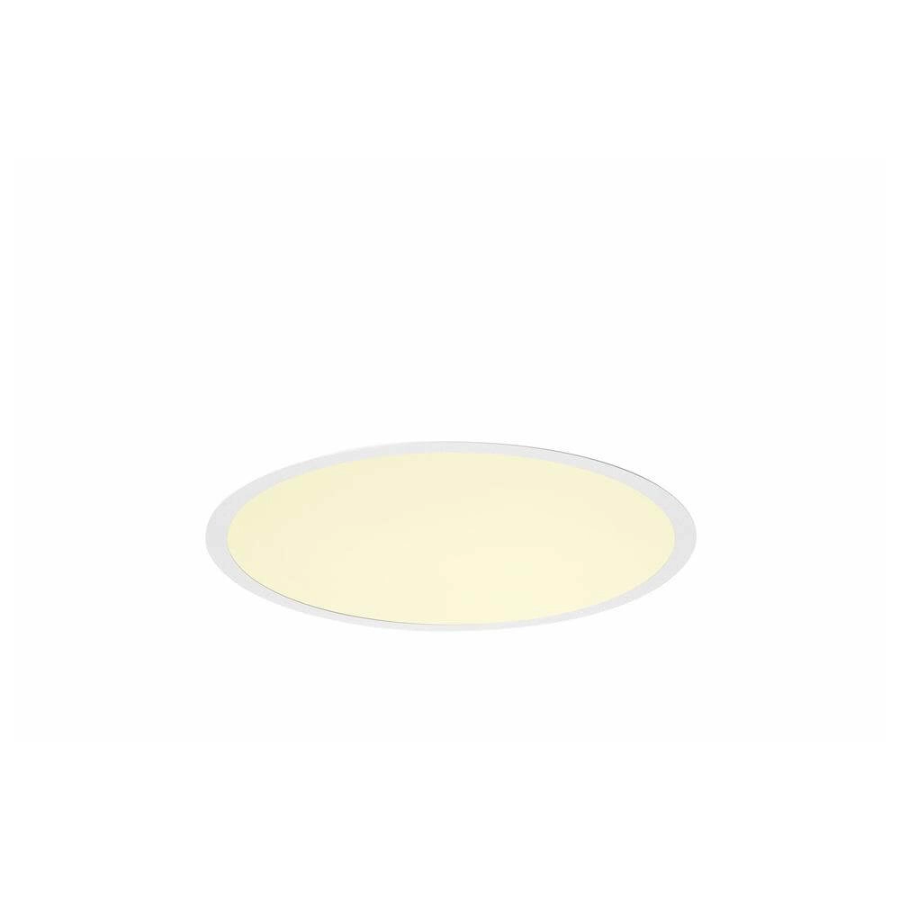 Deckeneinbauleuchte Medo 40 weiß Ø 40cm mit Gestell SLV 4024163297684