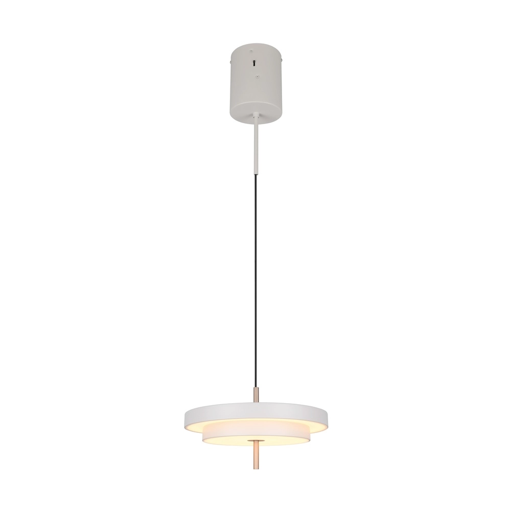 Design-Pendelleuchte Keaton weiß Ø 40cm Trio 4017807653373
