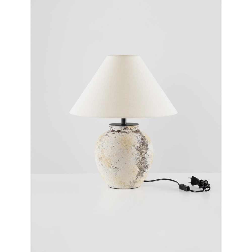Tischlampe Lupe melierte Keramik Lyora 5212017477903