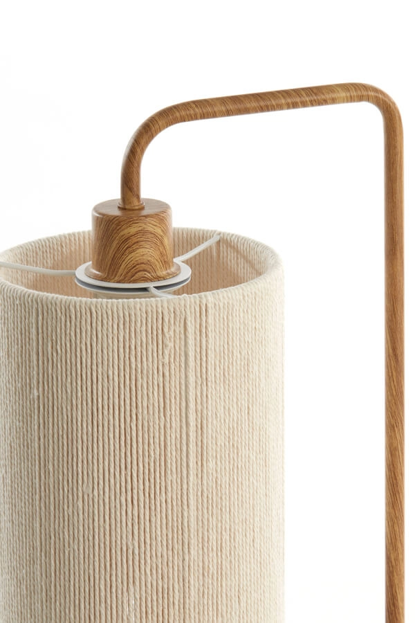 Japandi Tischleuchte Donio Heller Holzdruck Light & Living 8717807710088