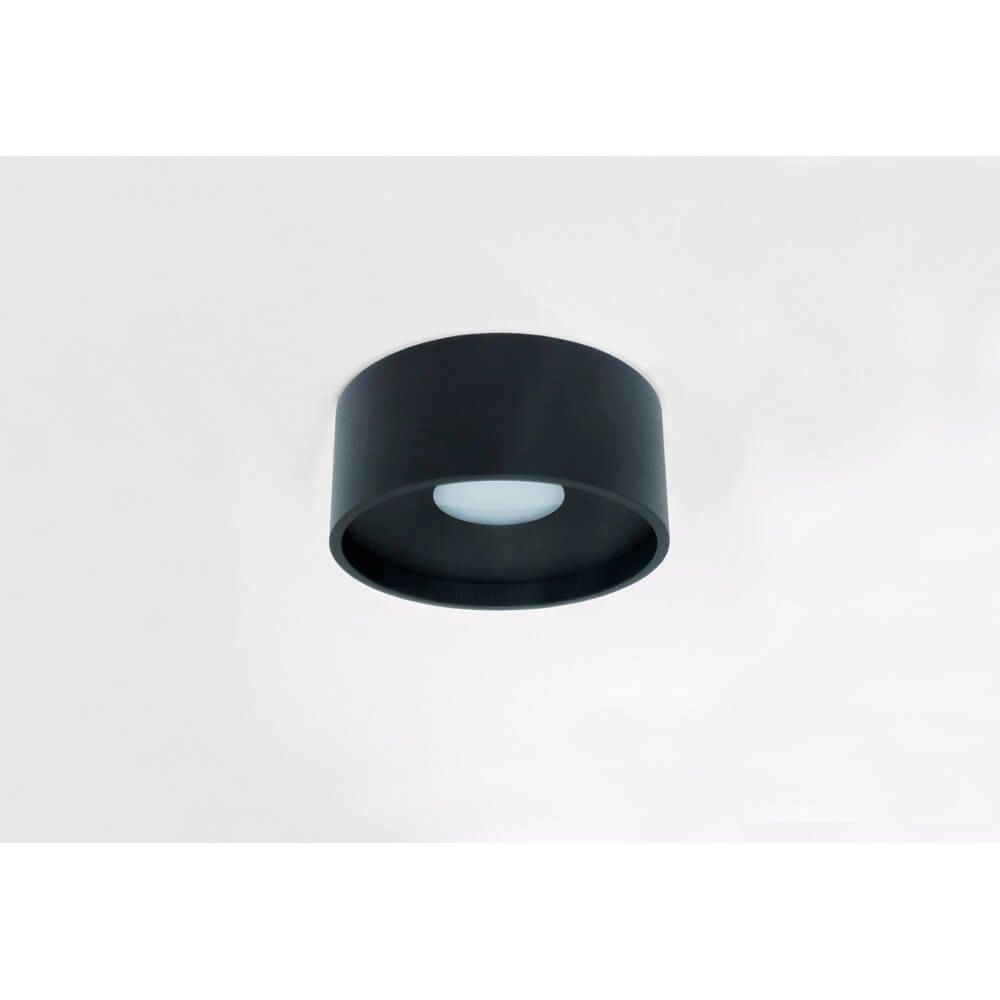 Schlanke Deckenleuchte Oran Ø 12cm schwarz Artdelight 8719831731176