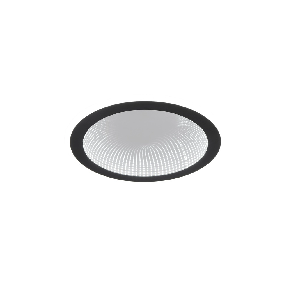Design-Deckenleuchte Glace schwarz Trio 4017807645705